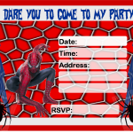 Free Printable Spiderman Birthday Invitations